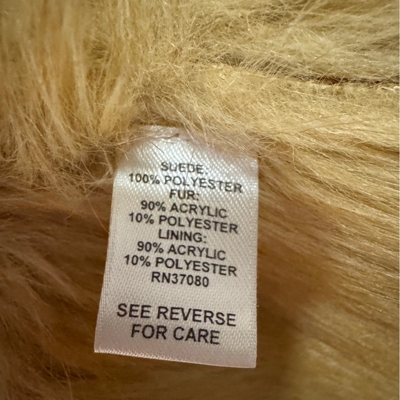 Cato Brown and Tan Faux Fur Vest - Picture 7 of 7